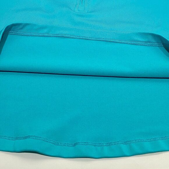 Nike Pro Hyperwarm 1/2 Zip Thermal Pullover Women’s Large Blue Nordic Thumbholes - Picture 7 of 11